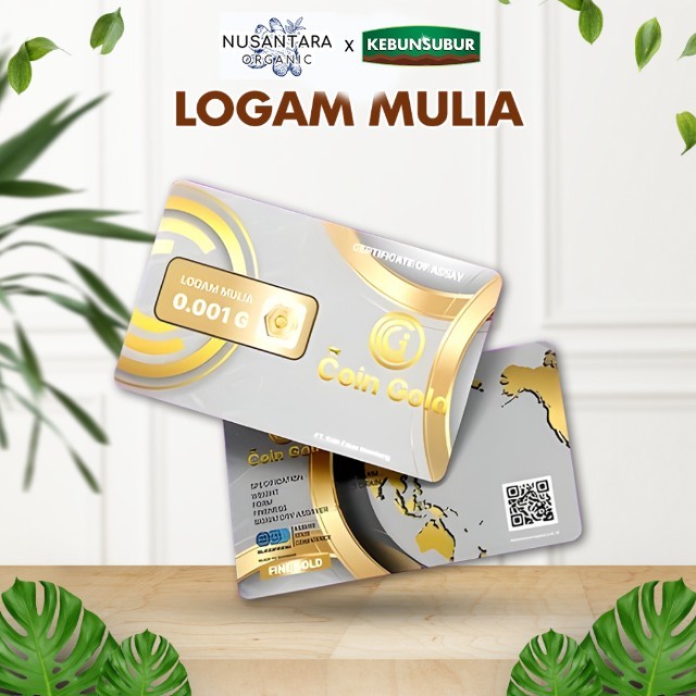 Logam Mulia 0.001 gram Coin Gold Coingold Babygold Mini gold Minigram Emas Kecil