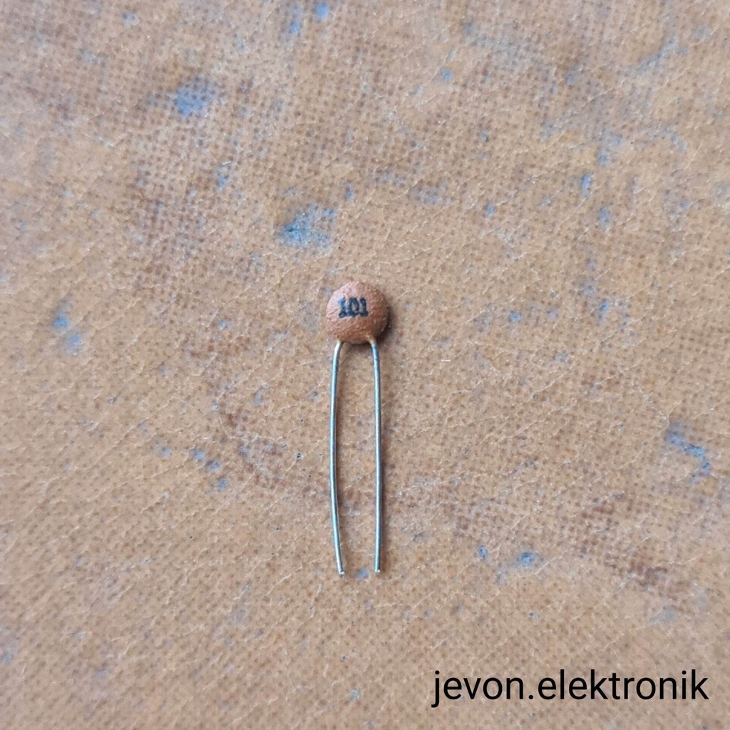 6 buah Kapasitor Keramik Ceramic 100 pf 101