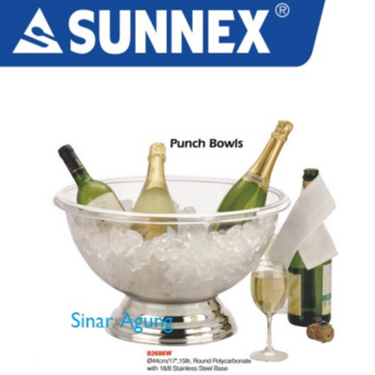 Sunnex Punch Bowl Polycarbonate Wadah Es Buah
