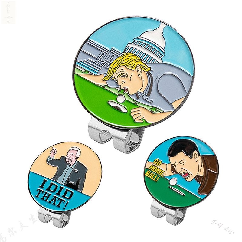 # Cepat kirim #Ball Marker Golf Jenis Klip Topi MKT-KS03_#POD Barang Spot#