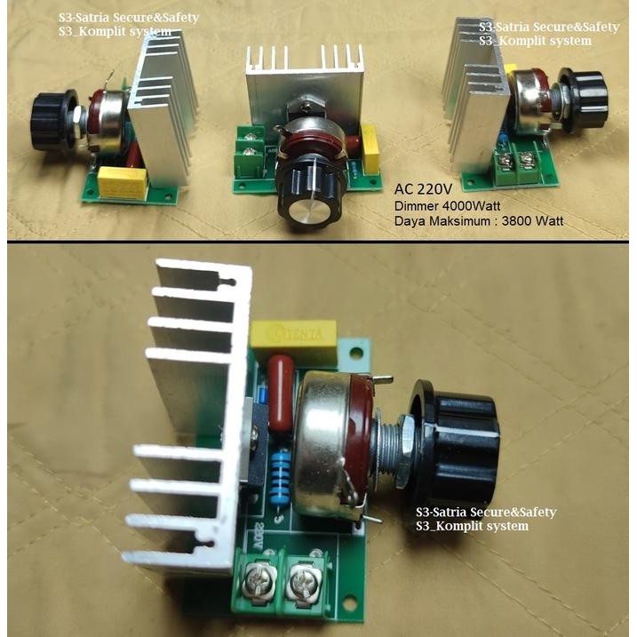 dimmer 4000W 4000Watt dimer 4000 Watt heater Dinamo kipas fan speed
