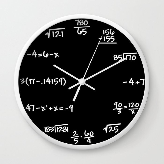 Rumus Matematika Matematika Jam Memecahkan Waktu Jam Dinding