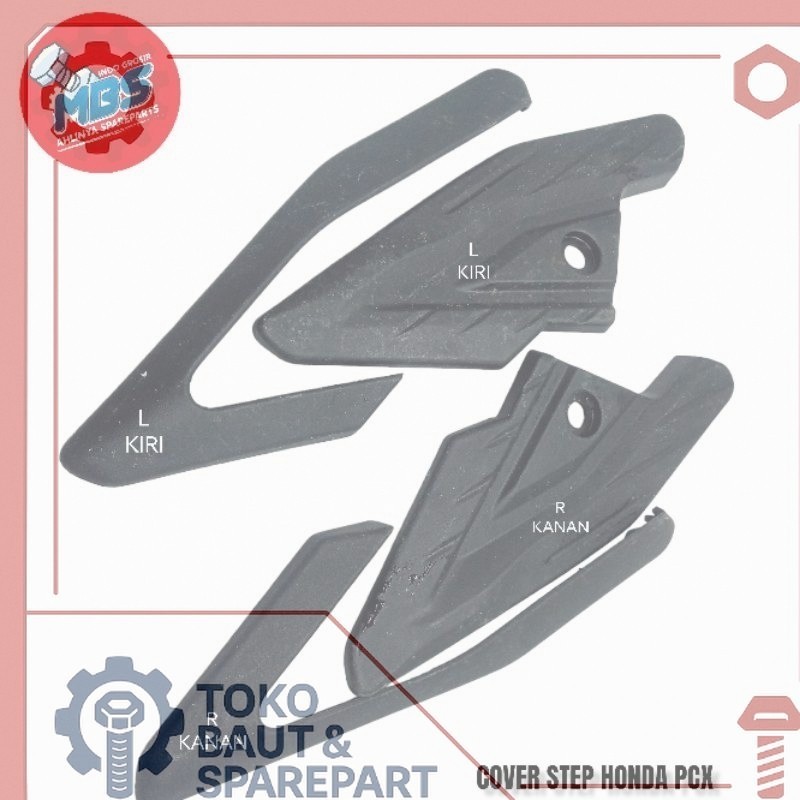 COVER BODY FOSTEP STEP PIJAKAN KAKI BELAKANG HONDA PCX ORIGINAL