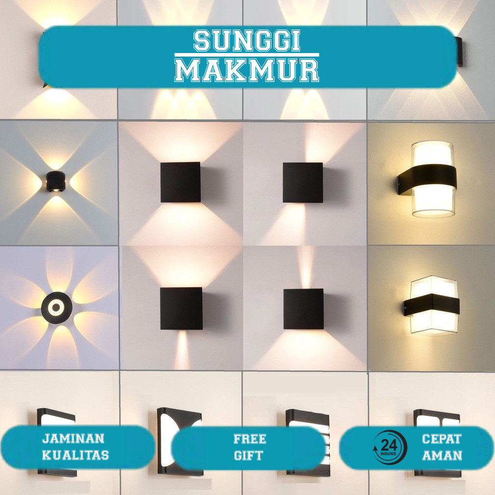 LAMPU DINDING MODERN OUTDOOR / LAMPU OUTDOOR DINDING TERAS / LAMPU TERAS LAMPU PAGAR