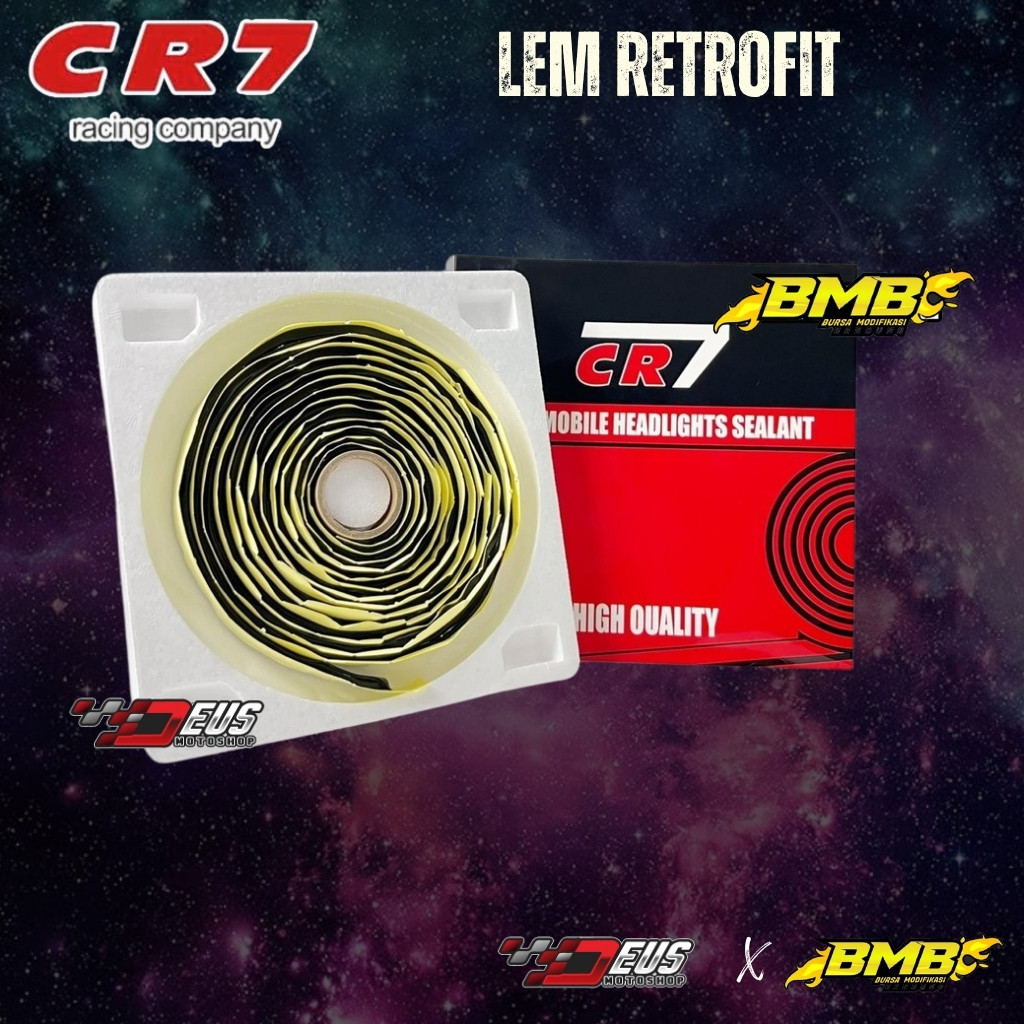CR7 Lem Retrofit Biled Sealant rubber mika headlamp stoplamp