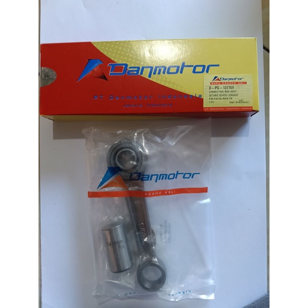 stang piston stang seher komplit vespa danmotor