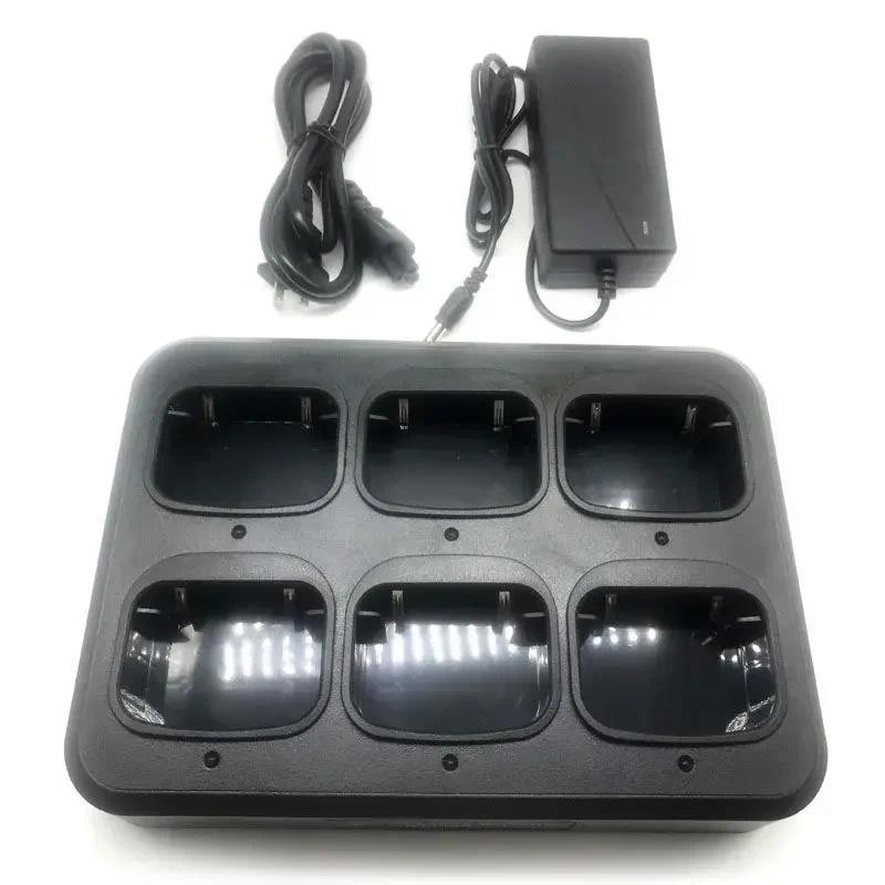 Multiple 6-Way Rapid Charger For TYT MD390 MD-390 MD-390G MD-UV390 Retevis RT8 RT81 RT82 RT83 RT87 R