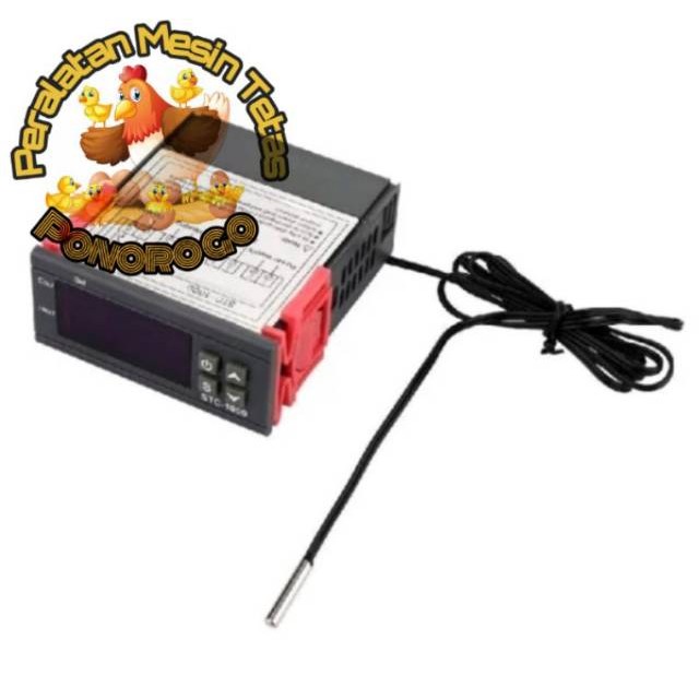 Bisa_COD Termostat Digital Temperatur Controll STC1000 220V untuk Mesin Tetas Wk-2