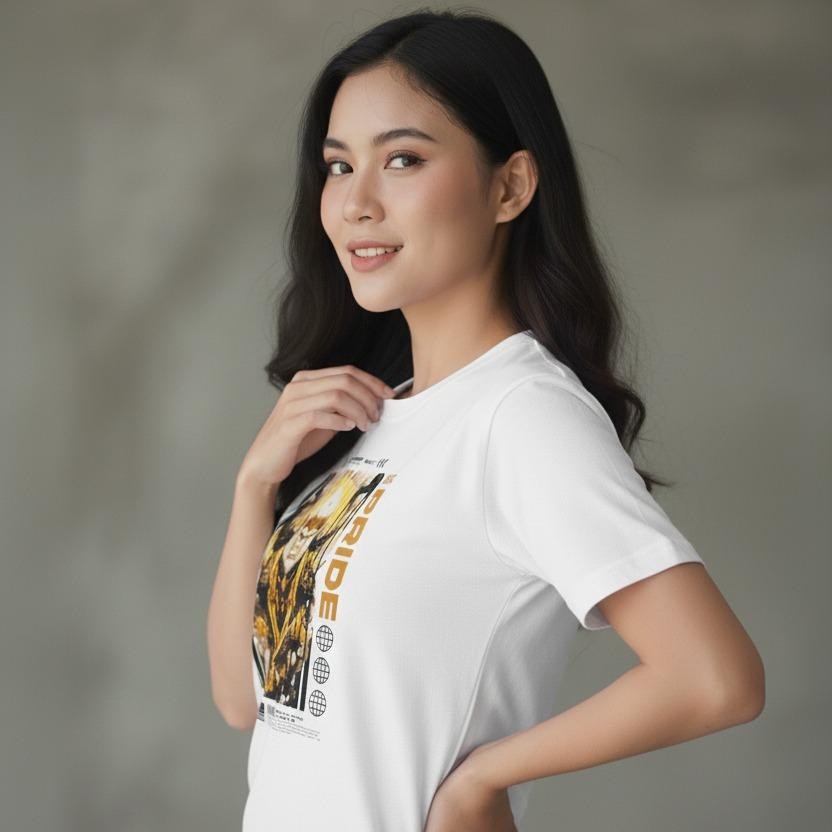Hanuman Kera Putih Kaos Baju Budaya Pria Wanita Unik Lokal Combed Stylish Bahan Cotton Combed 24s