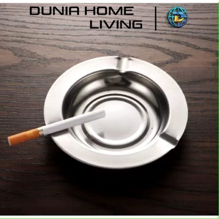 Genz_Grosir GROSIR ASBAK ROKOK STAINLESS / ASBAK SENG BULAT / ASHTRAY CIGARETTE