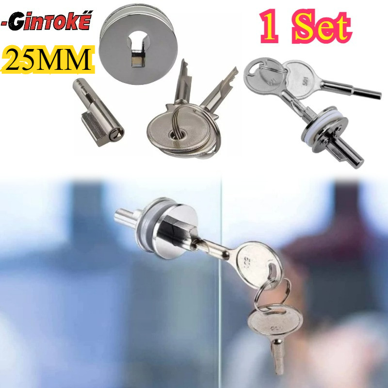 Set Kunci Lemari Rak Pajang Kaca/Kunci Pintu Lemari Kaca/Kunci Lemari Etalase Kaca/Kunci Lemari Kaca