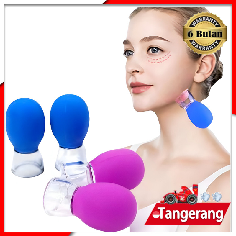 Alat Bekam Wajah Multifungsi / Perangkat Bekam Silikon Lifting / Bekam Tanpa Api Vakum