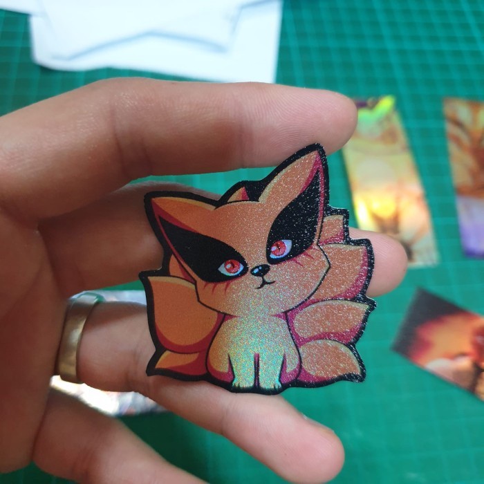 Sticker Hologram Anime - PSH730 - Naruto - Kurama