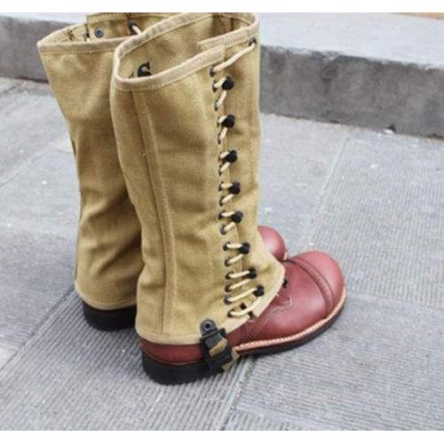 WWII US ARMY Gaiters military Uniform M1938 Legging Putte Canvas Spats in sizes