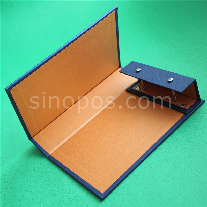 StackBook Cover A5, fabric samples cards holder textile material show binding swatch stack book leat