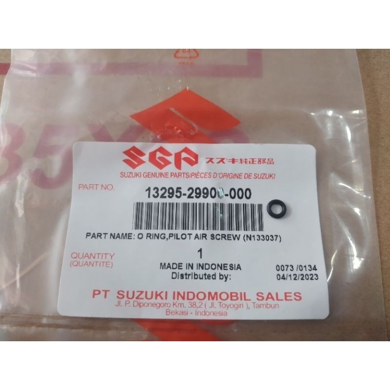 ORING KECIL SETELAN GAS ANGIN ANGIN KARBURATOR SUZUKI SATRIA 2TAK SHOGUN SMASH SPIN SATRIA FU 150 AR