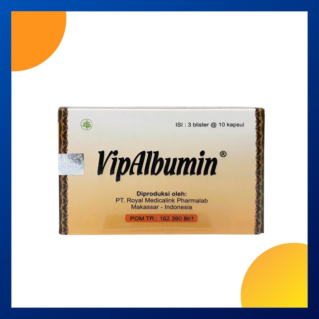 Vipalbumin Box Isi 30 Kapsul