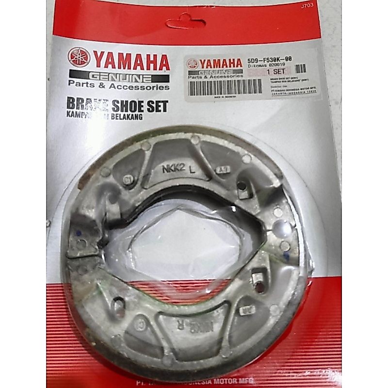 kampas rem belakang 5D9 Yamaha Vega ZR Vega R new Byson Scorpio AEROX original gratis ongkir