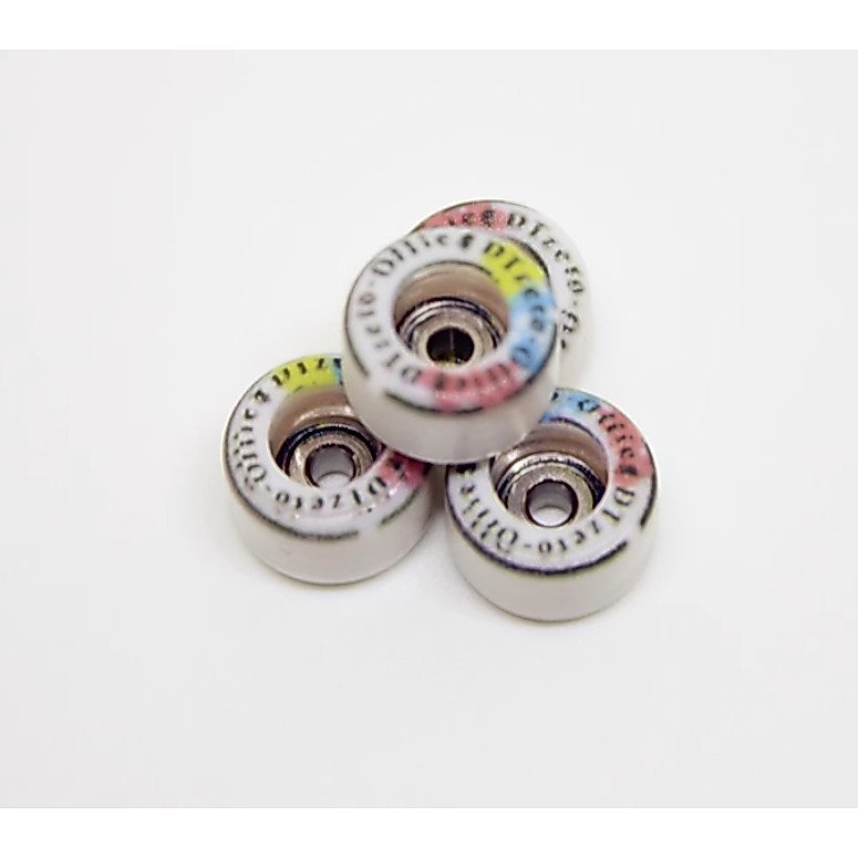 4Pcs/Set CNC Swirl Bearing Wheels Fingerboard Wheels
