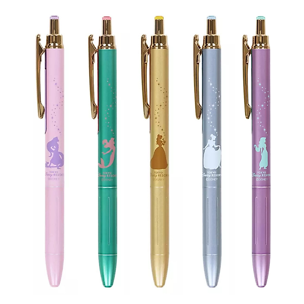 Zebra Sarasa Grand Disney Princess Ariel Rapunzel Tokyo Resort Gel Pen 0.5mm Pulpen Original Jepang