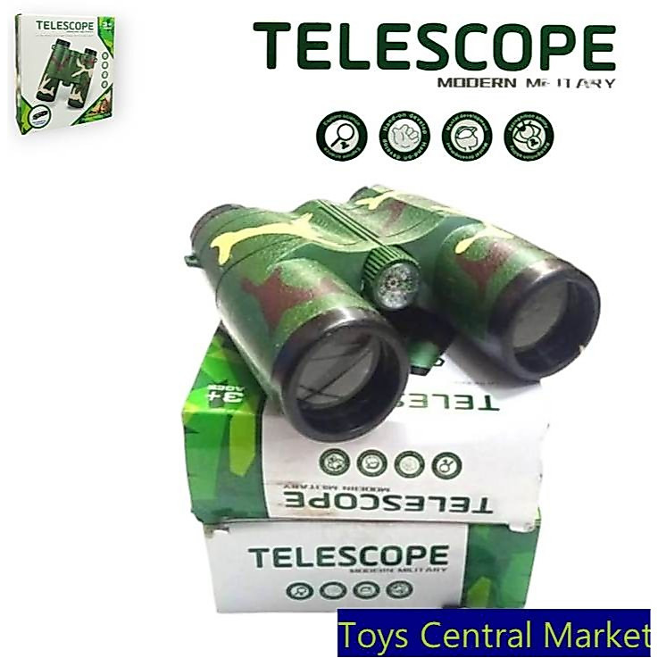 Teropong militer anak, telescope binocular mainan edukasi teleskop anak