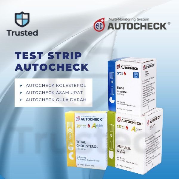 Autocheck Kolesterol / Kolesterol Autocheck/ Autocheck Uric Acid / Strip Asam Urat autocheck/ Glucos