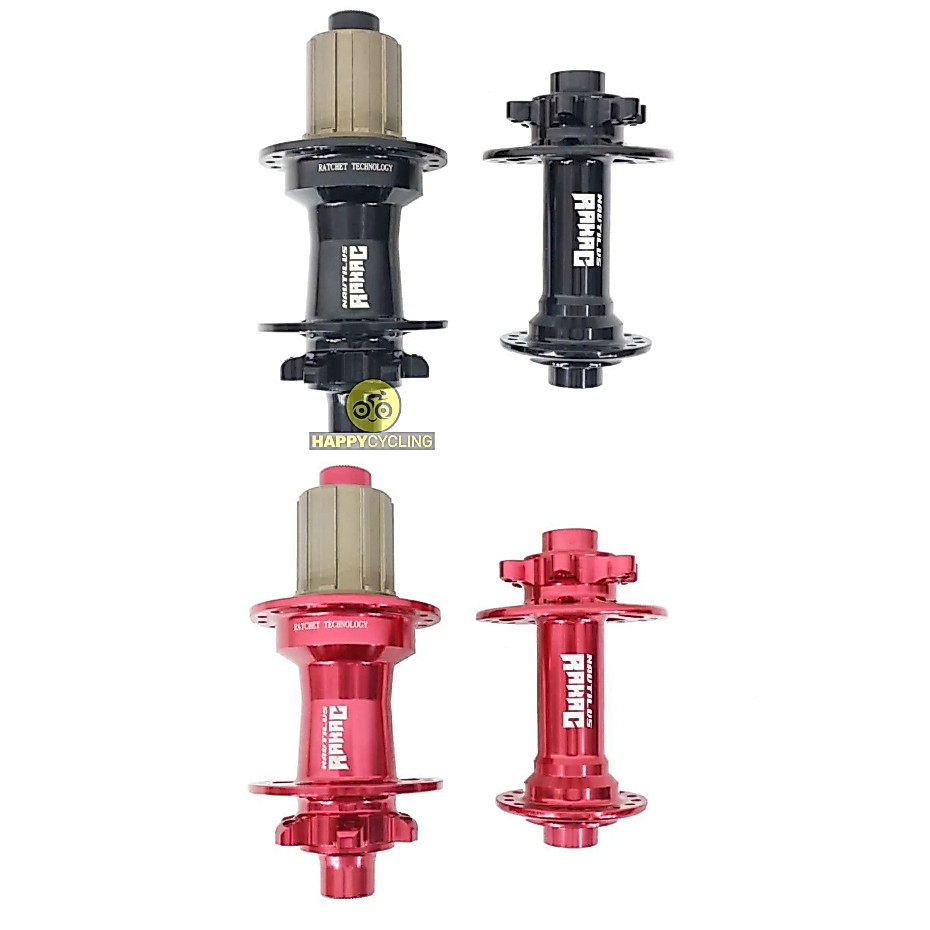 Hub Freehub Sepeda 32 Hole Nautilus Ratchet Rakac TA Thru Axle Boost Happy Cycling