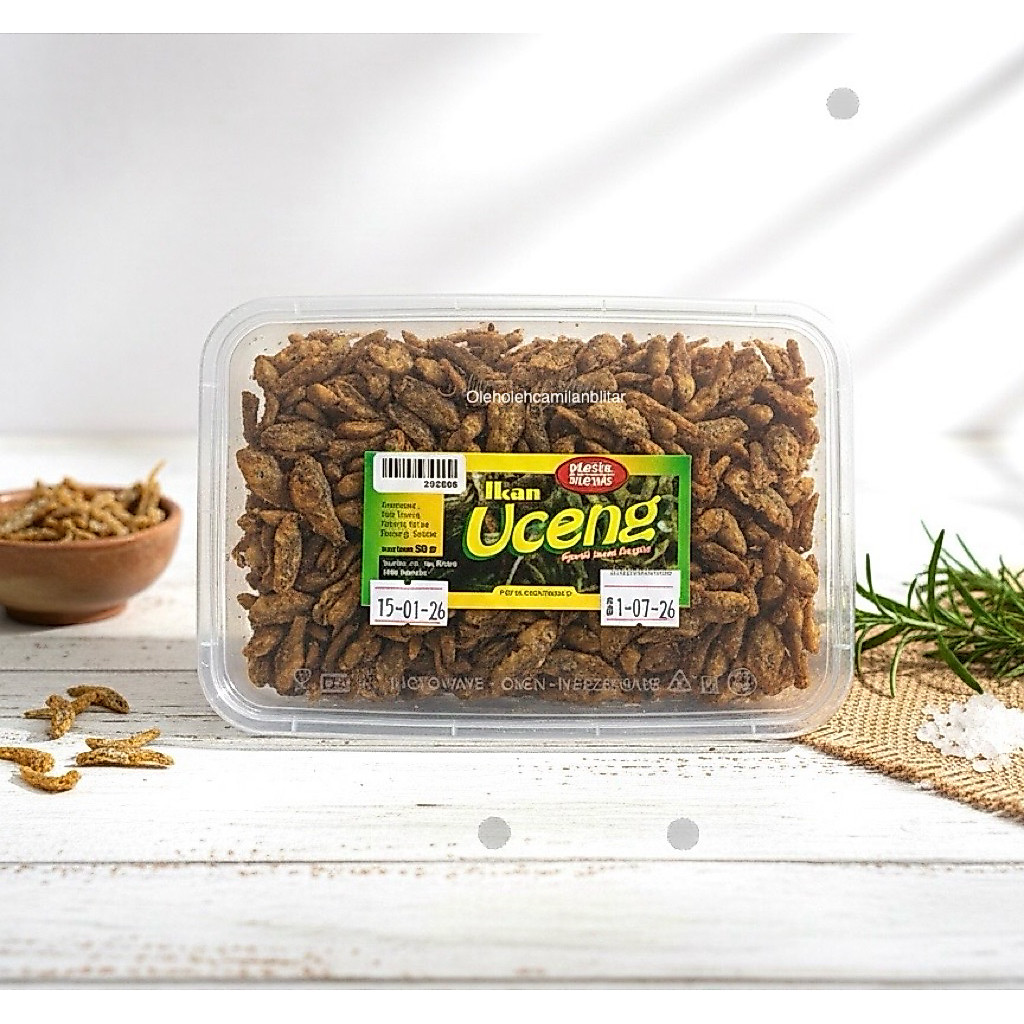 uceng crispy udang crispy wader crispy teri crispy
