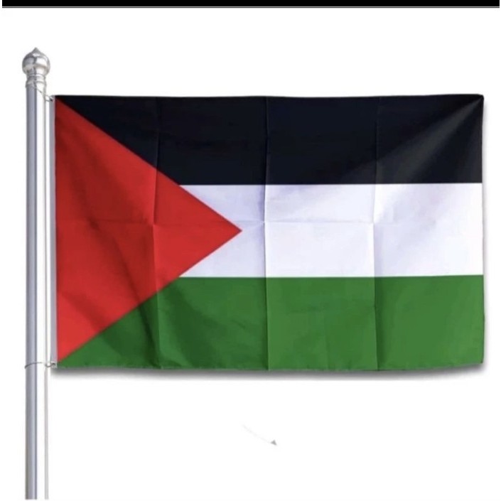 saleTiang bendera sepeda motor mobil  bahan besi cor stainless bendera merah putih palestinaterlaris