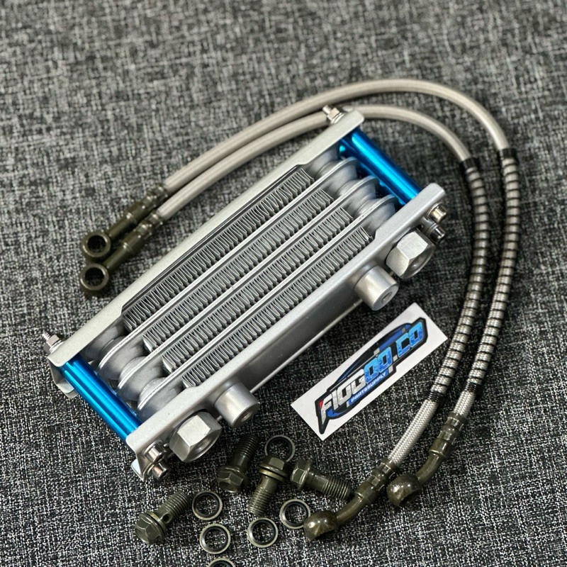 OIL COOLER UNIVERSAL SET COVER CNC PENDINGIN OLI MESIN CNC SET SELANG OIL COOLER CB GL MP TIGER OIL 