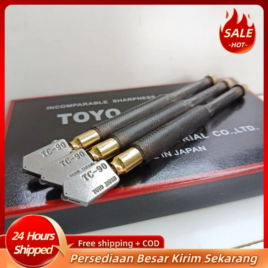 TOYO TC 90 ASLI ORIGINAL ALAT PEMOTONGAN KACA ASLI TC 90 ORI Oil GLASS CUTTER ALAT PEMOTONG GRANIT