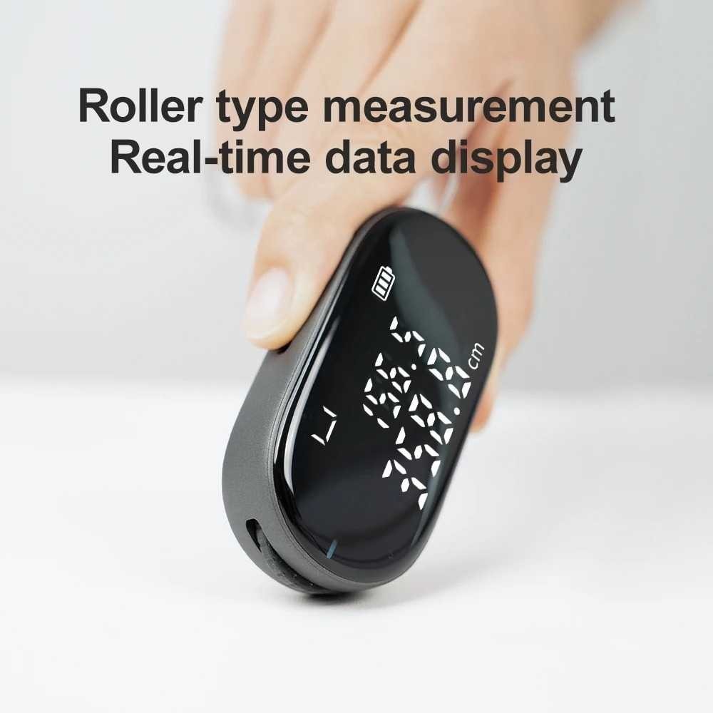 Primal ATuMan Meteran Penggaris Elektrik Digital Roll Electronic Ruler 200mAh  Q2 CITY