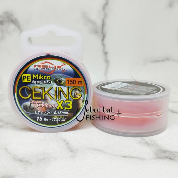 Senar Pe Ceking 1.2 150m 200m - Senar Pancing Relix Nusantara - Tali Pancing - PE 1.2 150m