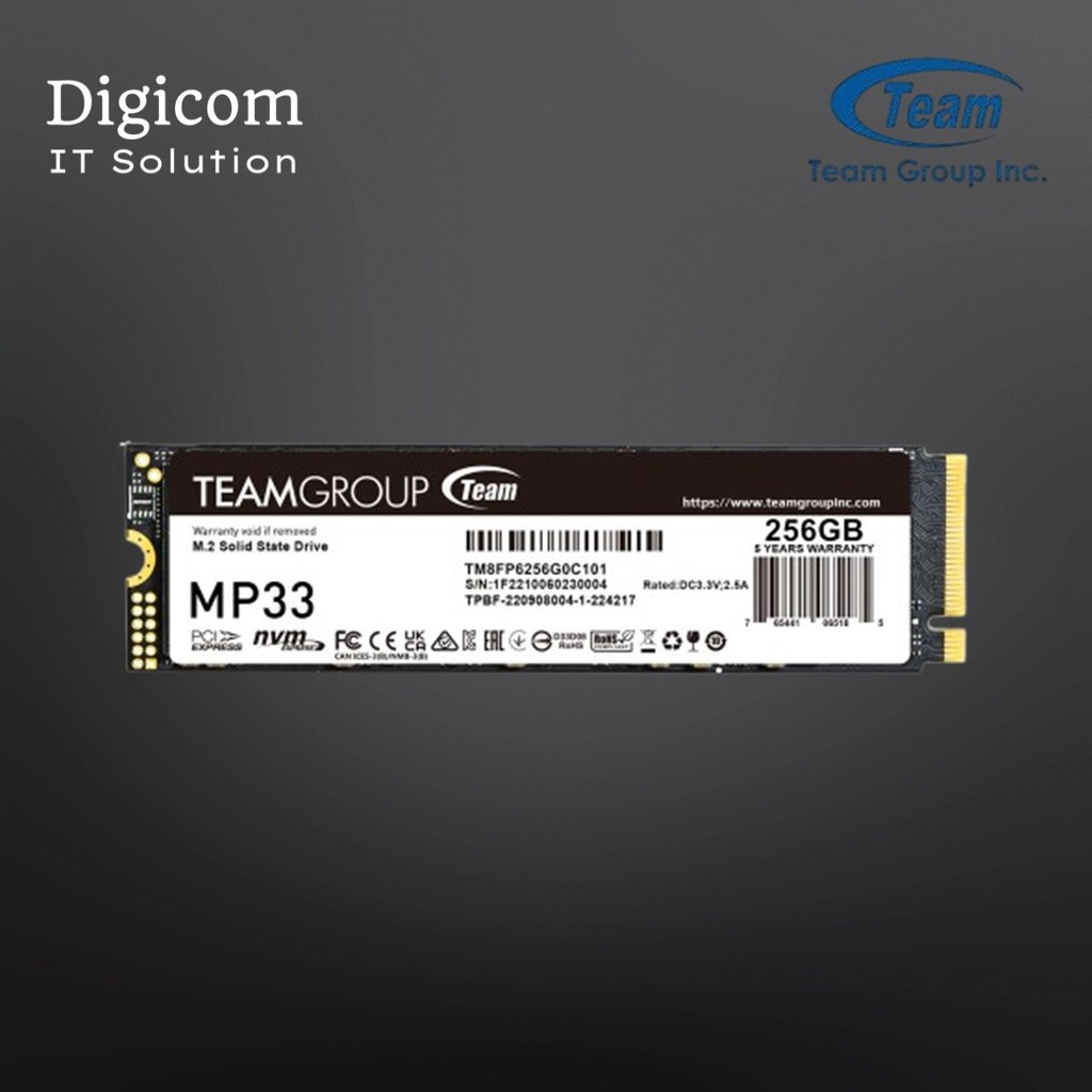 SSD TEAM GROUP MP33 256GB M.2 NVME