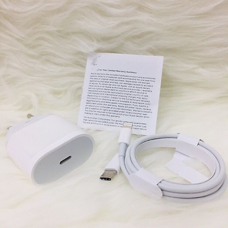 Travel Charger Iph X XR XS 11 12 13 14 Pro Max Original OEM 100% Cable Adaptor Fast Charging 20W Seg