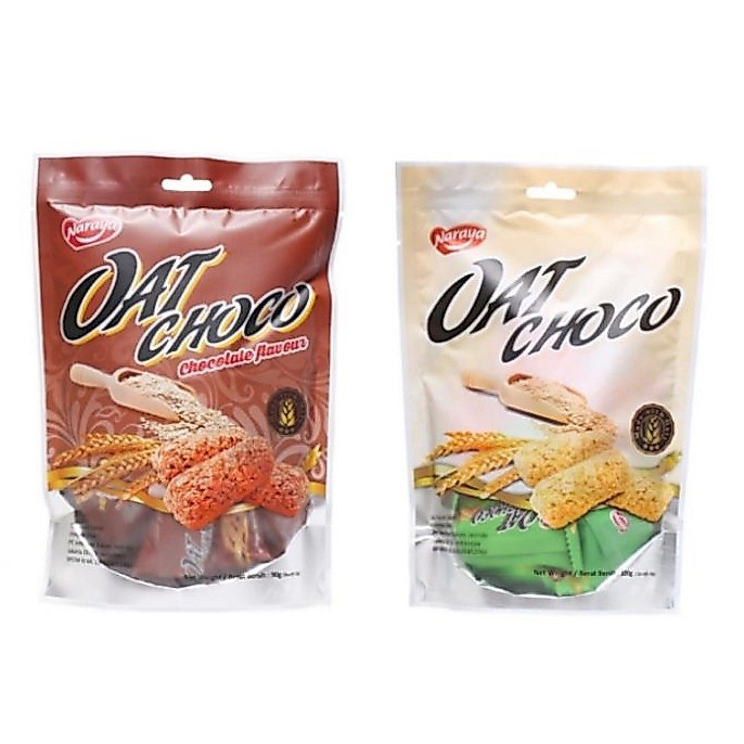 Naraya Oats Bar pouch Choco white 90g