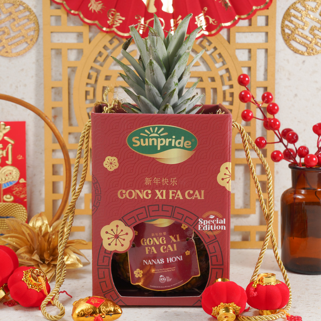 Bundle Hampers Imlek Sunpride Nanas Honi Crown Bingkisan Sunpride 1 box