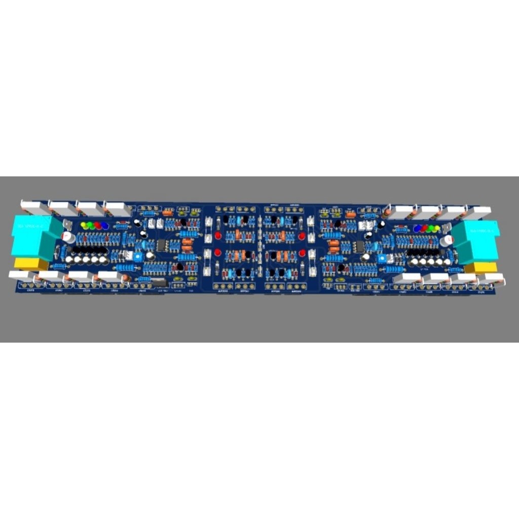 CLASS H 2U 40CM 2CHANEL 1400WATT X 2 PCB DOBEL LAYER