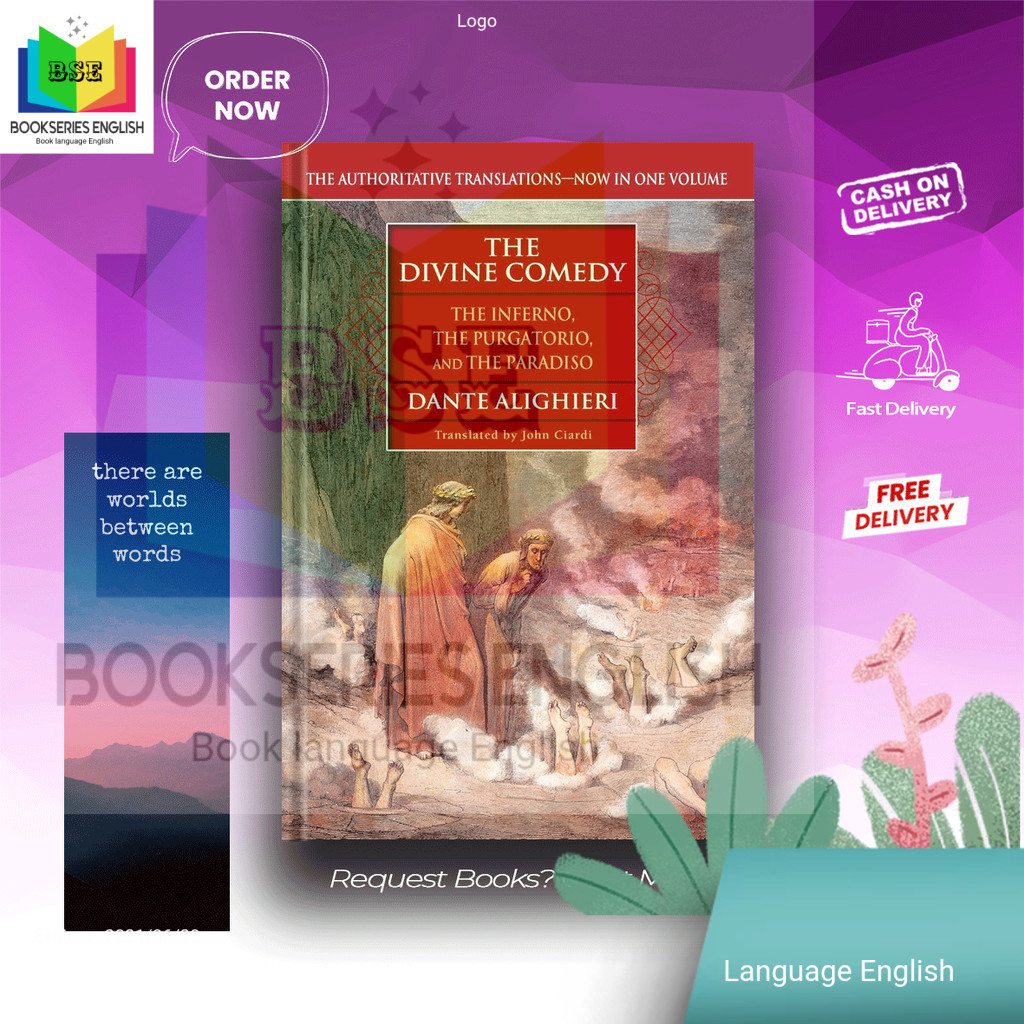 Paket Bundling Dante The Divine Comedy (The Inferno, The Purgatorio, and The Paradiso) By Dante Alig
