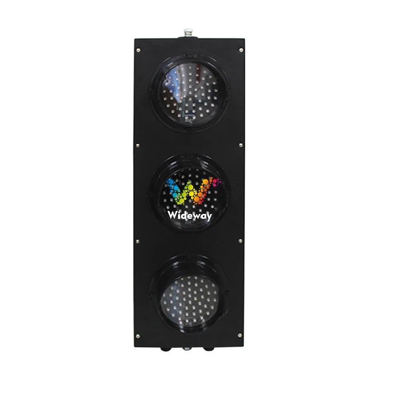 Mini Steel Housing 125mm Red Yellow Green Traffic Signal Light traffic light driving sool teaing tra