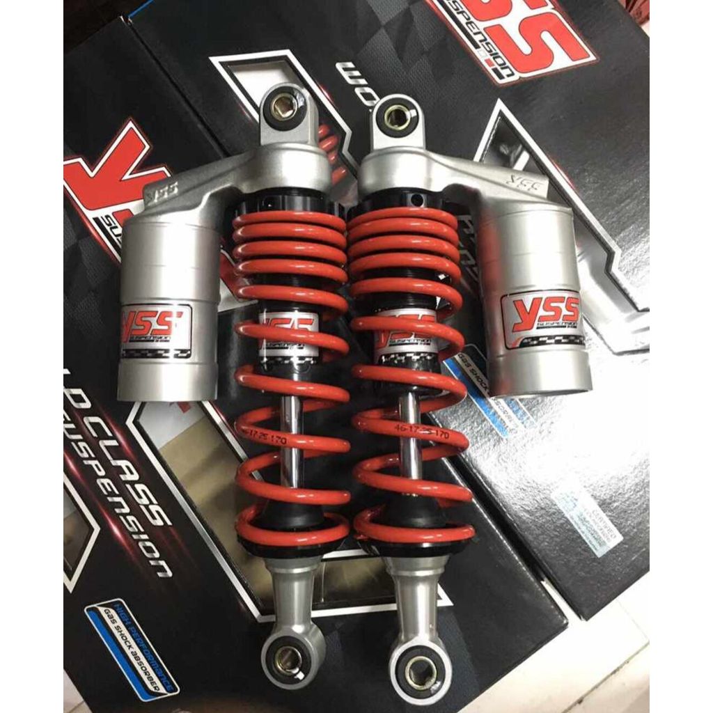 shock sok skok belakang tabung yss g-series silver bebek fizr f1zr fiz-r jupiter z 280mm