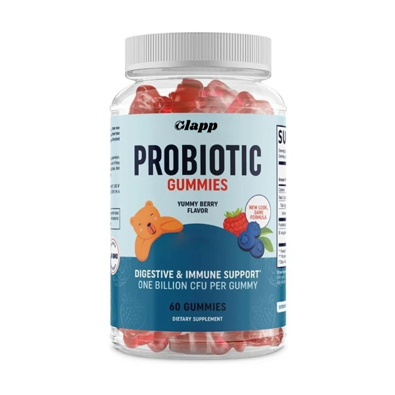Suplemen Probiotik Gummy 1 Miliar CFU Bacillus Coagulans 60 Gummy Dukung Pencernaan & Imunitas LY627