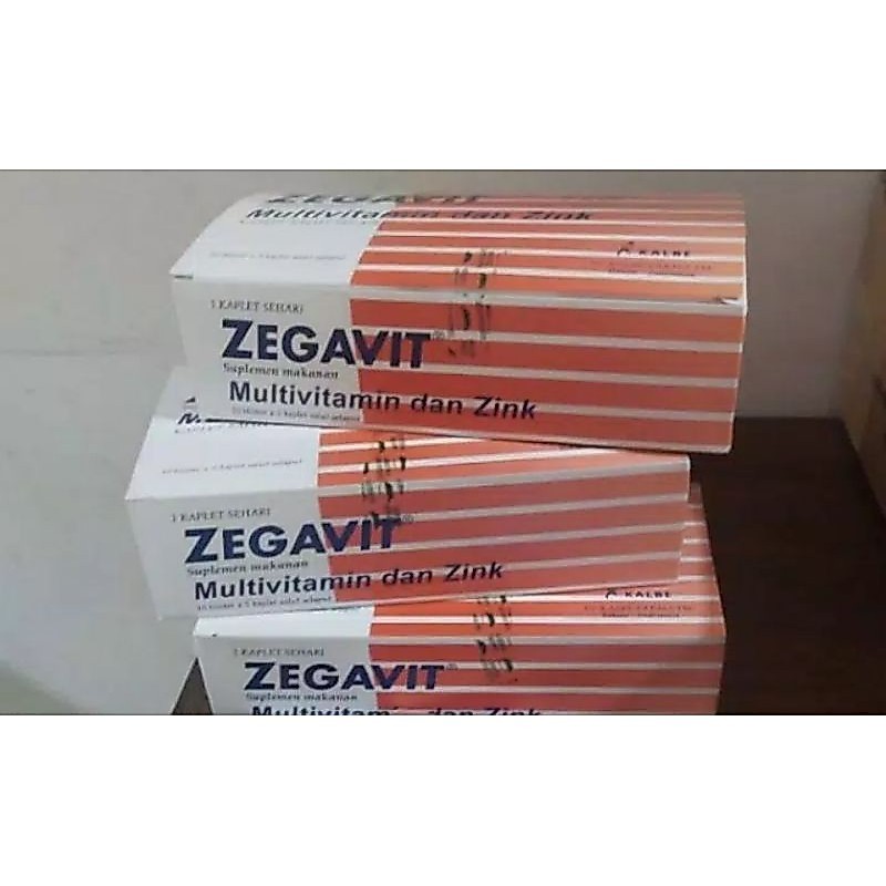 Original ZEGAVIT ( 1 Box )/ Multivitamin Kemasan Baru