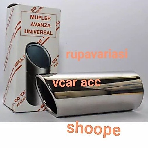 muffler BUNTUT ujung knalpot MOBIL TOYOTA avanza / Xenia /calya / Sigra 2004 sampai 2022 2005 2006