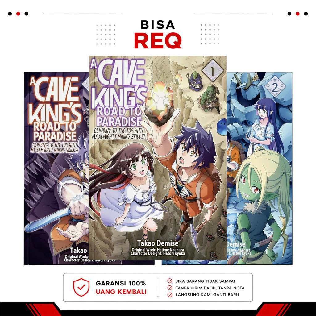 A Cave King’s Road to Paradise: Climbing to the Top with My Almighty Mining Skills, Vol. 1-7 ( Komik
