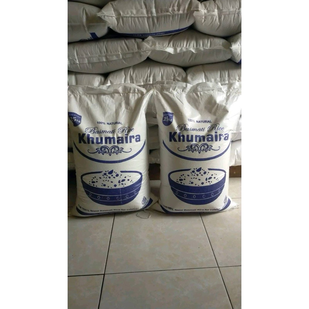 

Beras Khumaira 25kg || Beras Basmati Arab || Beras Arab || Khumaira Beras Basmati 25kg || Beras Reapack 5kg Khumaira