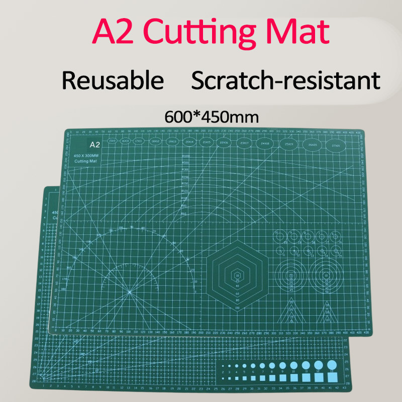 

Premium A2 Cutting Mat for Precision Crafting and Scrapbooking - Durable Cutting Board for Arts and Crafts