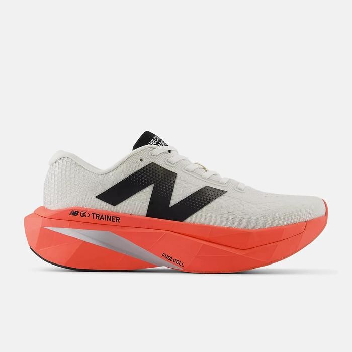 Sepatu Running Pria NB FuelCell SuperComp Trainer v3 Urgent Red with Sea Salt and Black Original MRC