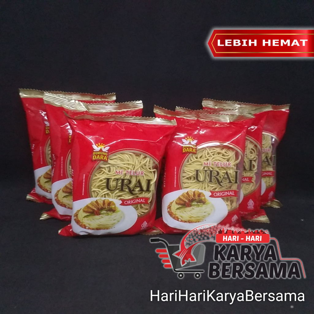 

MAKANAN MI INSTAN CAP BURUNG DARA MI TELUR URAI ORIGINAL PACK 6'S X 140GR