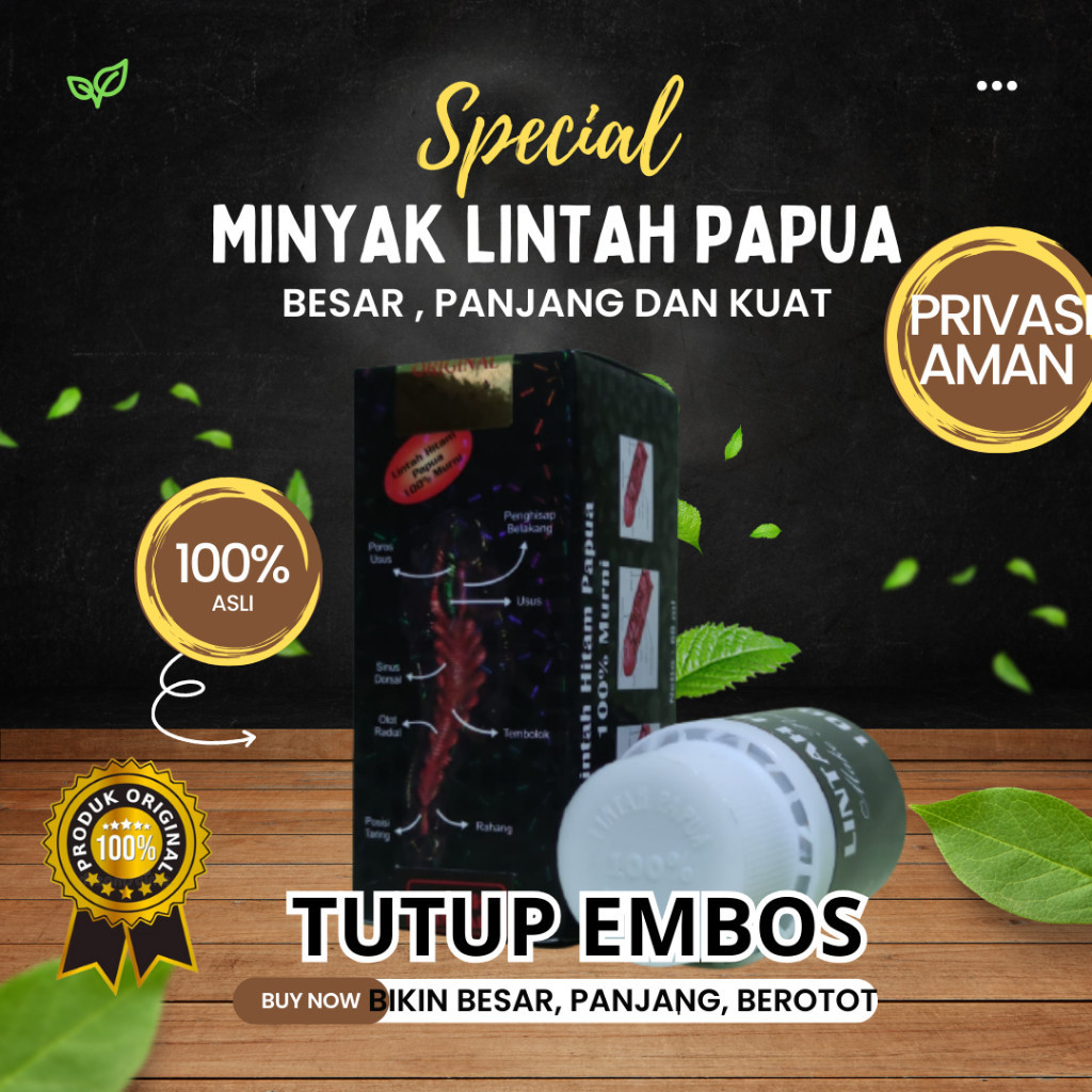 Pembesar Pennis Obat Pembesar Kelamin Pria Minyak Lintah Papua Asli 100 Original Pembesarpenis Pembe